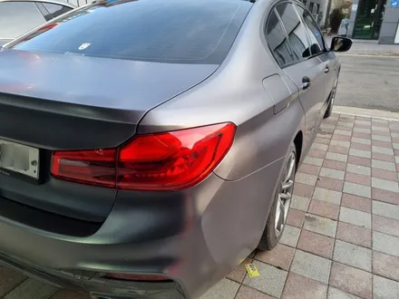 인천 청라 송도 BMW 5시리즈 사틴 다크 그레이 전체랩핑 / 인천 청라동
