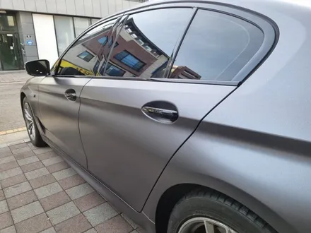 인천 청라 송도 BMW 5시리즈 사틴 다크 그레이 전체랩핑 / 인천 청라동