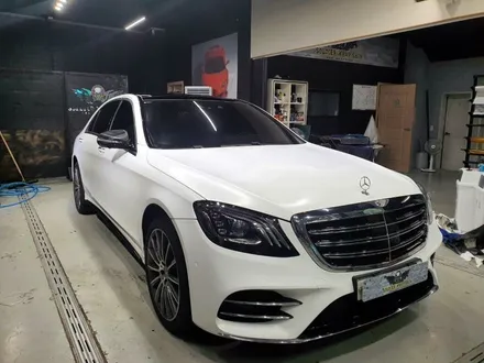 [공지] 벤츠 s450 사틴화이트 랩핑 / 인천 청라동