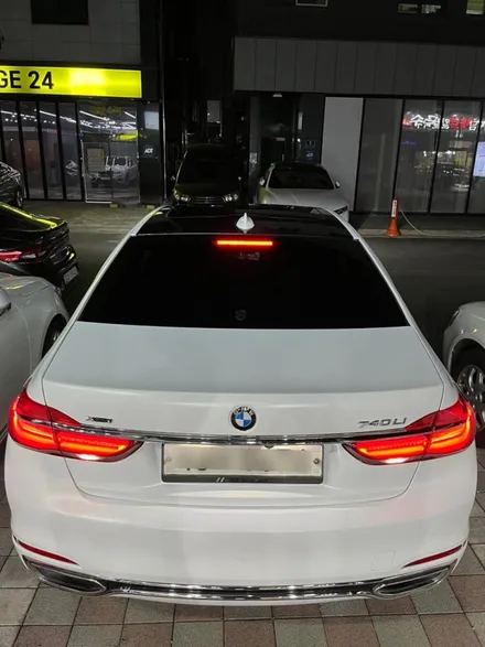 인천 청라 송도 BMW 7시리즈 사틴 화이트 전체랩핑 / 인천 청라동