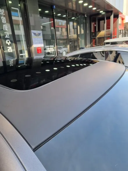 인천 청라 송도 BMW 5시리즈 사틴 다크 그레이 전체랩핑 / 인천 청라동