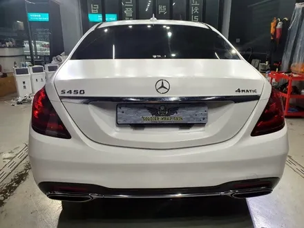 [공지] 벤츠 s450 사틴화이트 랩핑 / 인천 청라동