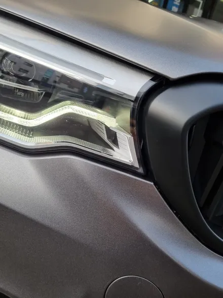 인천 청라 송도 BMW 5시리즈 사틴 다크 그레이 전체랩핑 / 인천 청라동