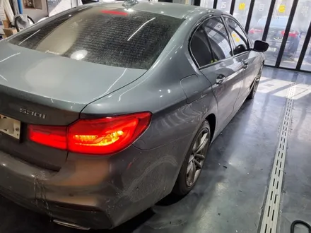 인천 청라 송도 BMW 5시리즈 사틴 다크 그레이 전체랩핑 / 인천 청라동