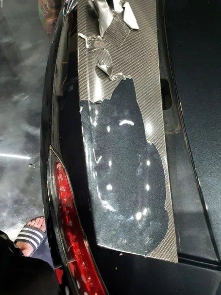 벤츠 gt amg 랩핑 제거 / 인천 청라동