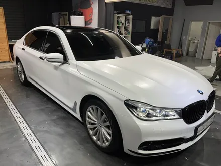 인천 청라 송도 BMW 7시리즈 사틴 화이트 전체랩핑 / 인천 청라동