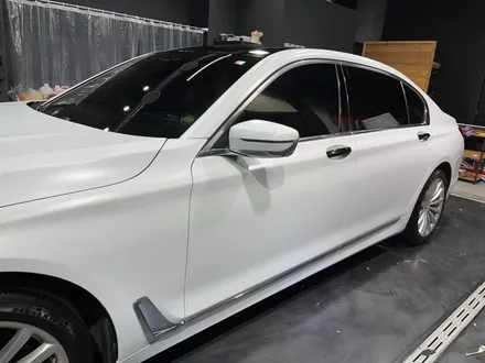 인천 청라 송도 BMW 7시리즈 사틴 화이트 전체랩핑 / 인천 청라동