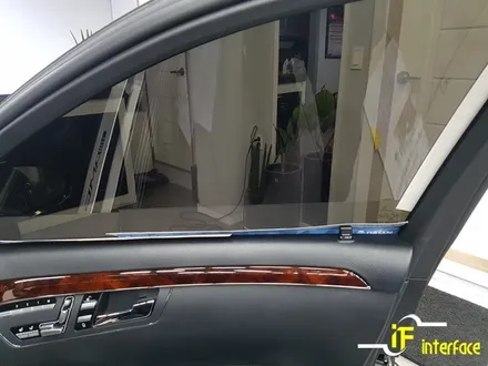 벤츠 S63 AMG 레인보우 열차단 썬팅 재시공 파인뷰 GX2000 블랙박스 보조배터리 블루투스 리시버 장착!! / 김해,양산,부산