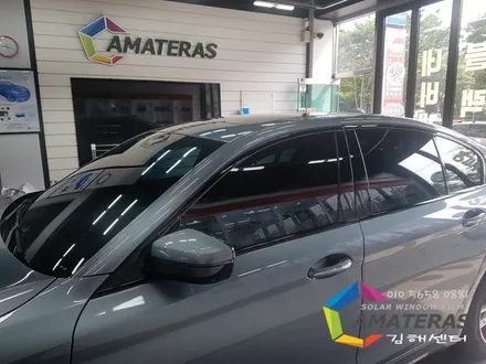 김해썬팅 bmw 530i 서비스 필름 벗어내고 아마테라스 썬팅 프리미엄을 더하다 / 김해,양산,부산