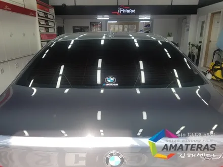 김해썬팅 bmw 530i 서비스 필름 벗어내고 아마테라스 썬팅 프리미엄을 더하다 / 김해,양산,부산