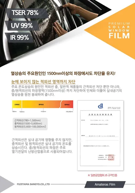 아마테라스 하이엔드 프리미엄 썬팅 김해 인터페이스와 함께 하세요 / 김해,양산,부산