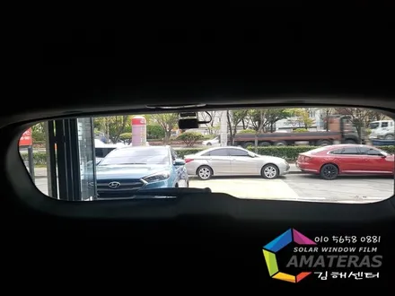 싼타페TM 김해신차검수 신차썬팅 선택한 필름은 아마테라스 EN 파인뷰 블랙박스 LX2000 조합 추천해~~ / 김해,양산,부산