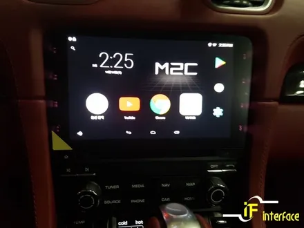 김해카오디오 포르쉐 718 박스터 포칼 스피커 교체와 안드로이드 내비게이션 m2c 매립 / 김해,양산,부산