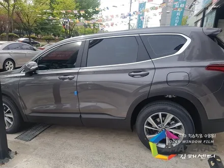 싼타페TM 김해신차검수 신차썬팅 선택한 필름은 아마테라스 EN 파인뷰 블랙박스 LX2000 조합 추천해~~ / 김해,양산,부산