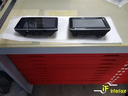벤츠 GLA200 NTG-4500AB 모니터 블랙아웃 8인치 모니터 교체 아틀란 미러링 내비게이션 셋탑 시공 / 김해,양산,부산