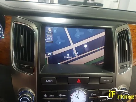 에쿠스 DIS모델 8인치 순정AVN 연동 아이나비 큐브HD 김해내비게이션 매립 / 김해,양산,부산