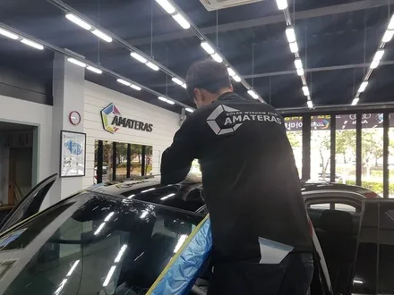 벤츠 e300 김해전면썬팅 파노라마 썬팅 아마테라스로 선택해 주셨어요~ 김해썬팅 김해벤츠썬팅전문 아마테라스김해센터 / 김해,양산,부산