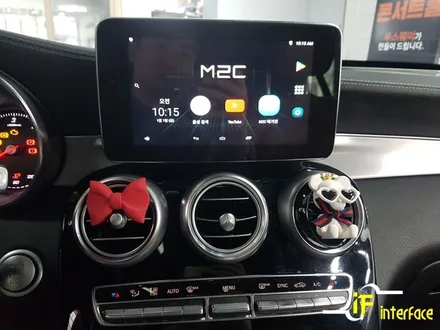 벤츠 GLC220 M2C200 카블릿 안드로이드 내비게이션 장착으로 T맵 카카오네비 유튜브 활용 / 김해,양산,부산