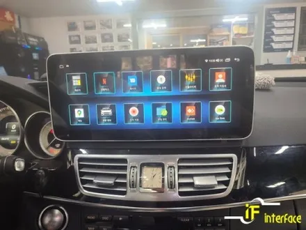 부산 김해 벤츠 w212 E클래스 12.3인치 안드로이드 올인원 블랙박스 장착 / 김해,양산,부산