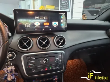 김해 장유 벤츠 CLA GLA A B 클래스 12.3 모니터 교체 안드로이드 셋탑 네비게이션 M2C200A 장착 / 김해,양산,부산