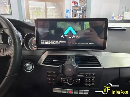 벤츠 W204 C클래스 12.3인치 국산 모니터 교체 안드로이드  M2C200A PLUS / 김해,양산,부산
