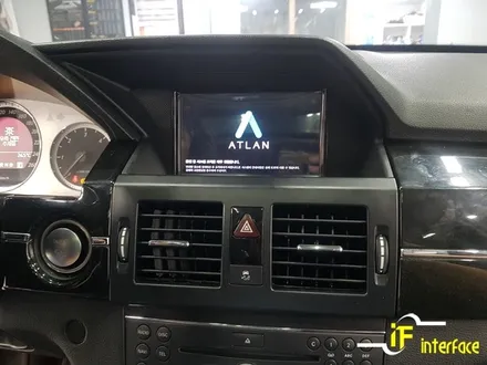 벤츠 GLK220 NTG-2540 탈거후 아틀란 3D 내비게이션 양방향 미러링 그놈 장착 / 김해,양산,부산