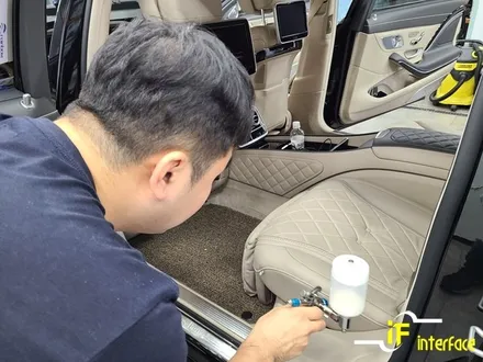 벤츠 마이바흐 김해가죽코팅 야와라 코팅으로 시공 달라도 다르네 / 김해,양산,부산