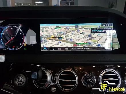 벤츠 s클래스 s560 w222 아틀란 지도 미러링 셋탑 김해 장유 수입차 내비매립 전문점 여기!! / 김해,양산,부산