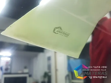 장유신차패키지 신차검수 제네시스 G70 아마테라스 썬팅 QXD3000 블랙박스 생활보호PPF 출고 준비 끝~~ / 김해,양산,부산