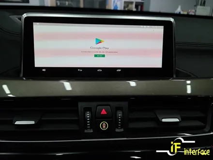bmw x1 김해 수입차 내비게이션 M2C200A 안드로이드 셋탑 매립 / 김해,양산,부산