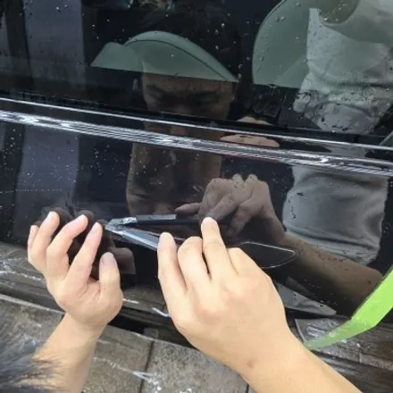 부산 테슬라 전체 PPF 문콕테러 보험처리 시공 후기 / 부산 금정구