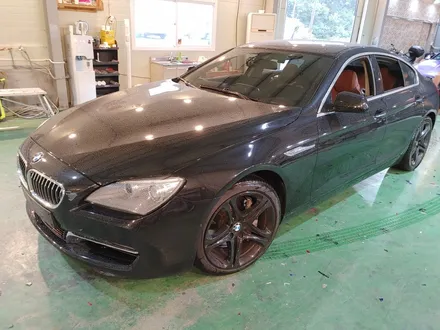 인천 랩핑 BMW 6시리즈 유광 화이트 전체랩핑/에이버리데니슨/6시리즈 랩핑 / 인천 남동구 논현동