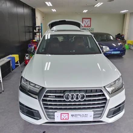 인천 랩핑 아우디 Q7 루프스킨 포스팅/아우디랩핑/q7랩핑/audi q7 / 인천 남동구 논현동