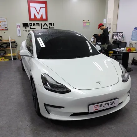 인천랩핑 테슬라 모델3 브러쉬 티타늄 전체랩핑 작업 포스팅 / 테슬라 모델3 랩핑 / 모델3 랩핑 전문점 / 청라랩핑 / 인천 남동구 논현동