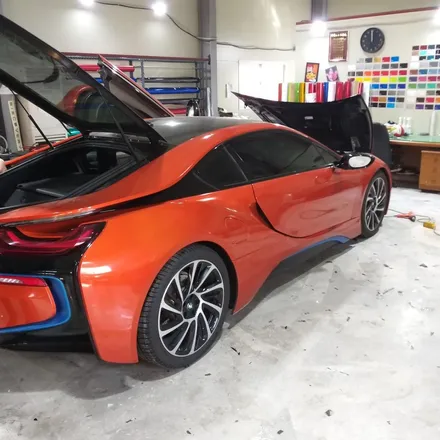 [투맨카스킨] BMW i8 전체랩핑 시공 포스팅 / 캔디레드 랩핑 / bmw i8 랩핑전문점 / 유니크한 차량을 더욱 유니크하게 만들기 / 청라랩핑 / 인천 남동구 논현동