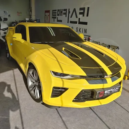 [투맨카스킨] 쉐보레 카마로 루프스킨 / 포인트랩핑 / 카마로 꾸미기 / 카마로랩핑 / 인천랩핑 / 청라랩핑 / 인천 남동구 논현동