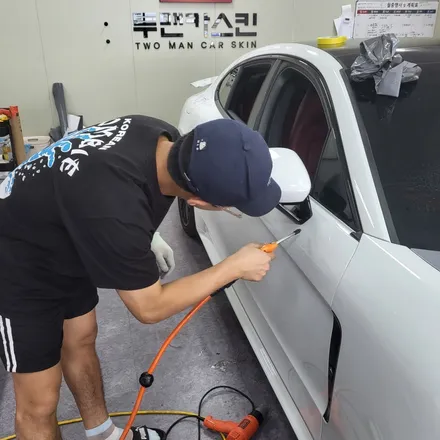 [투맨카스킨] 포르쉐 파나메라 GTS 전체랩핑 / 글로스 쿨 그레이 / 3m2080 / 공구리랩핑 / 인천 서구, 부평, 부천
