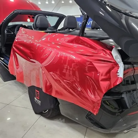 인천 BMW 랩핑 전문 – 420i 컨버터블 EMFEST 소울무빙레드 시공기 / 인천 남동구 논현동