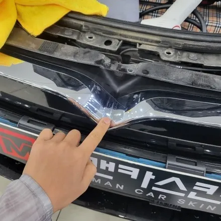 테슬라 모델S 전체 크롬죽이기 작업 포스팅 / 3m2080 유광블랙 사용 / 시흥랩핑 / 인천 남동구 논현동