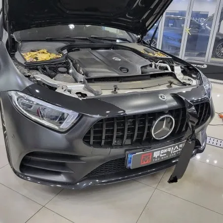 벤츠 CLS450 랩핑 제거 작업으로 다시 원상복구 해드렸습니다^^ / 사틴블랙 랩핑제거 / 인천 CLS 랩핑 전문점 투맨카스킨 / 인천 남동구 논현동