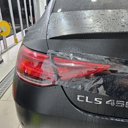 벤츠 CLS450, 사틴 블랙 랩핑 + 라이트블랙 PPF 시공 후기 / 인천 남동구 논현동