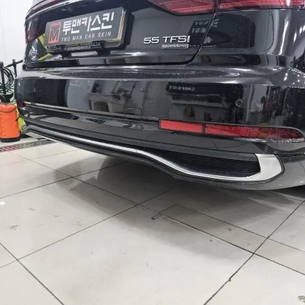아우디 A8L 55TFSI 전체 크롬죽이기 – 3M2080 유광블랙 시공 / 부천랩핑 / 인천 남동구 논현동