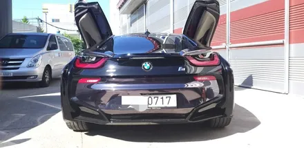 인천랩핑 BMW i8 블랙크롬 전체랩핑 시공 포스팅 / 랩핑의 끝판왕 블랙크롬 / 시선집중 / i8랩핑 / 청라랩핑 / 인천 남동구 논현동