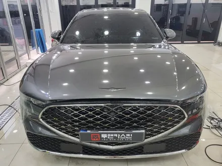 제네시스 G90 사고로 인한 부분 PPF 재시공 / 인천ppf 전문점 / g90 ppf 전문점 / 송도ppf 청라ppf / 인천 서구, 부평, 부천