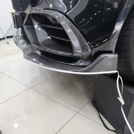 벤츠 AMG GT 4도어 쿠페 포인트 랩핑으로 차량을 더욱더 유니크하게 꾸며드렸습니다 / 3m2080 사틴화이트 / 인천랩핑 전문점 투맨카스킨 / 인천 서구, 부평, 부천