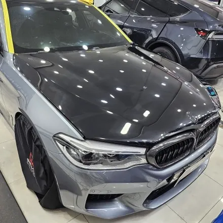BMW m550d 리페어블랙 전체랩핑 시공기 / 라이트 톤 다운 PPF 작업까지 진행 / 인천 랩핑 PPF 전문점 / 인천 남동구 논현동