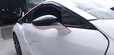 인천랩핑 BMW i8 화이트랩핑 / i8 랩핑 전문점 / 깔끔한 화이트 슈트를 입은 느낌 / 청라랩핑 / 인천 남동구 논현동