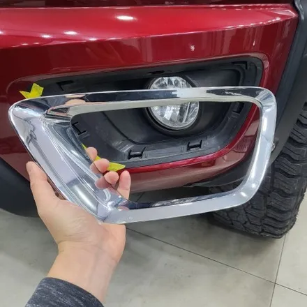 쉐보레 콜로라도 크롬죽이기 작업으로 훨씬 더 멋지게 꾸미기 / 보닛 포인트 랩핑 / 인천랩핑 투맨카스킨 / 인천 서구, 부평, 부천