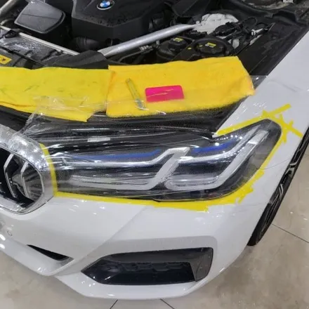 BMW 5시리즈 윈도우크롬 죽이기 / 생활보호PPF 작업 / 인천랩핑 전문점 투맨카스킨 / 인천 남동구 논현동