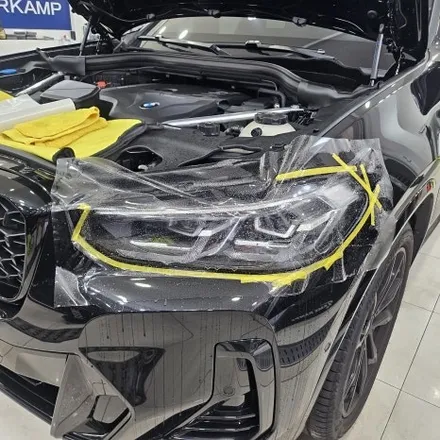 BMW X4 블랙 차량 생활보호PPF & 스포일러 + 블랙 레터링 작업 / 인천 남동구 논현동